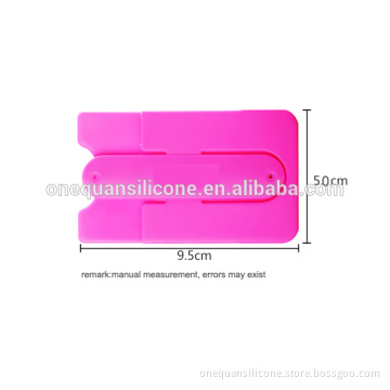 silicone 3M sticker adhesive smart phone pocket